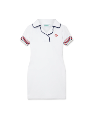 Bound Collar Polo Dress