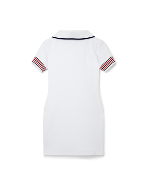 Bound Collar Polo Dress