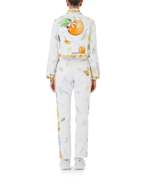 Work In Progress Classic Printed Denim Jacket