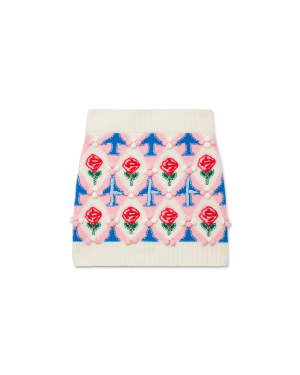 Argyle Mini Skirt