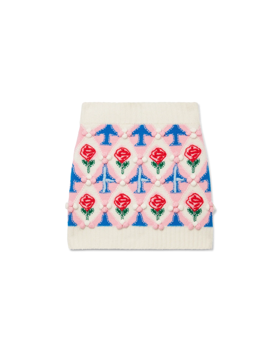 Argyle Mini Skirt