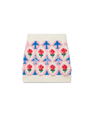 Argyle Mini Skirt