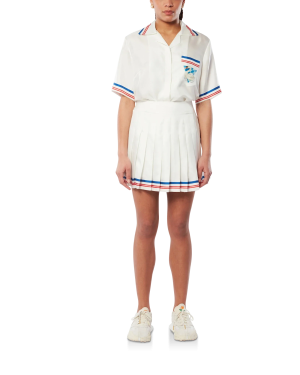 Par Avion Printed Tennis Skirt