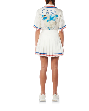 Par Avion Printed Tennis Skirt