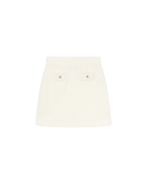 Off-White Terry Mini Skirt