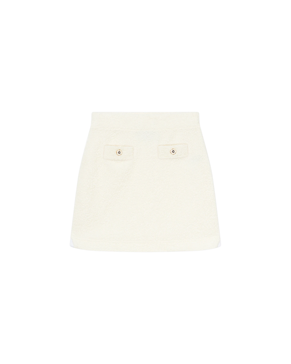 Off-White Terry Mini Skirt