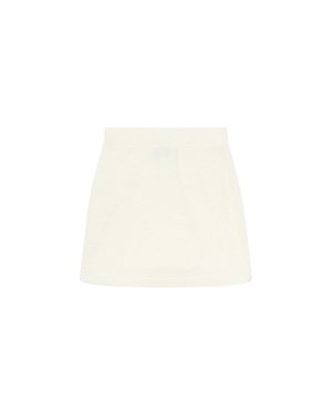 Off-White Terry Mini Skirt