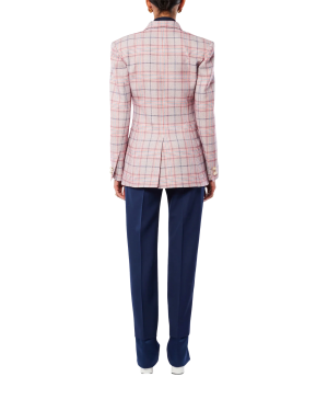 Navy Wide Leg Trousers