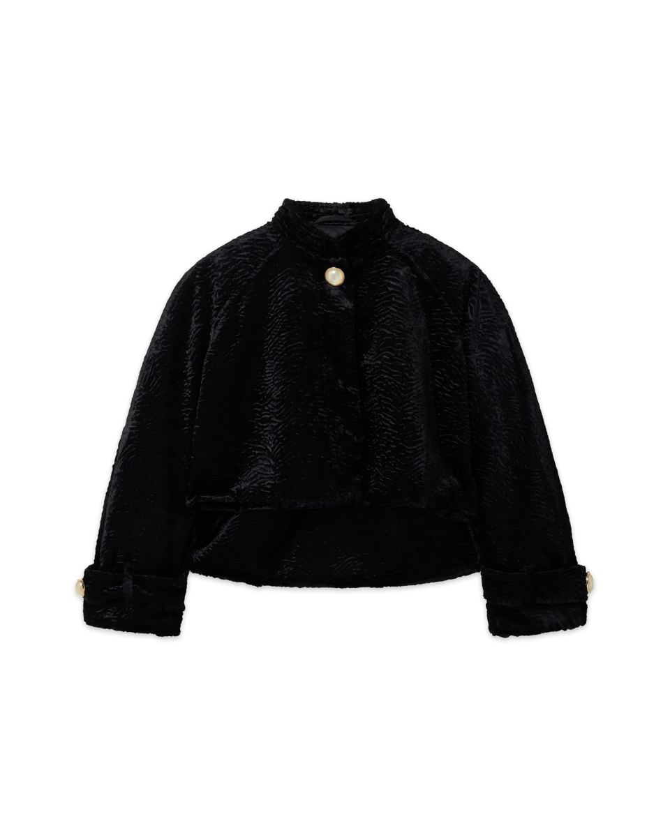 Astrakhan Short Suit Jacket