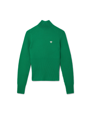 Rib High Neck Jumper