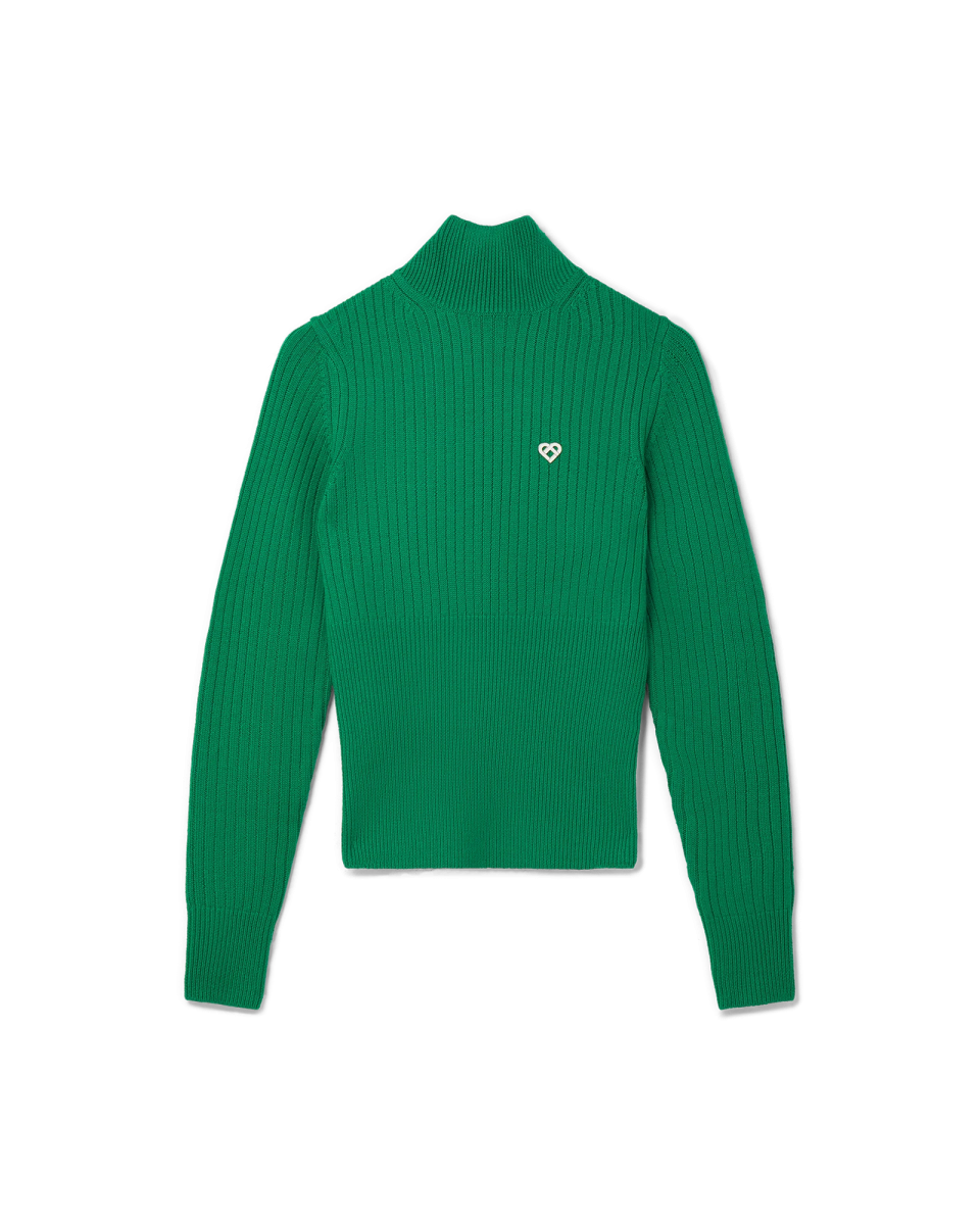 Rib High Neck Jumper