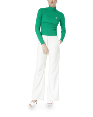 Rib High Neck Jumper