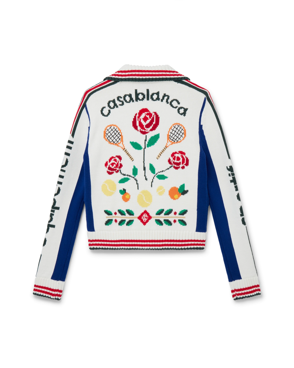 Laurel Intarsia Knit Jacket