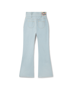 Rainbow Embroidery Jeans