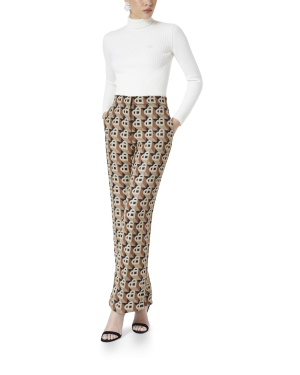 Heart Jacquard Trousers