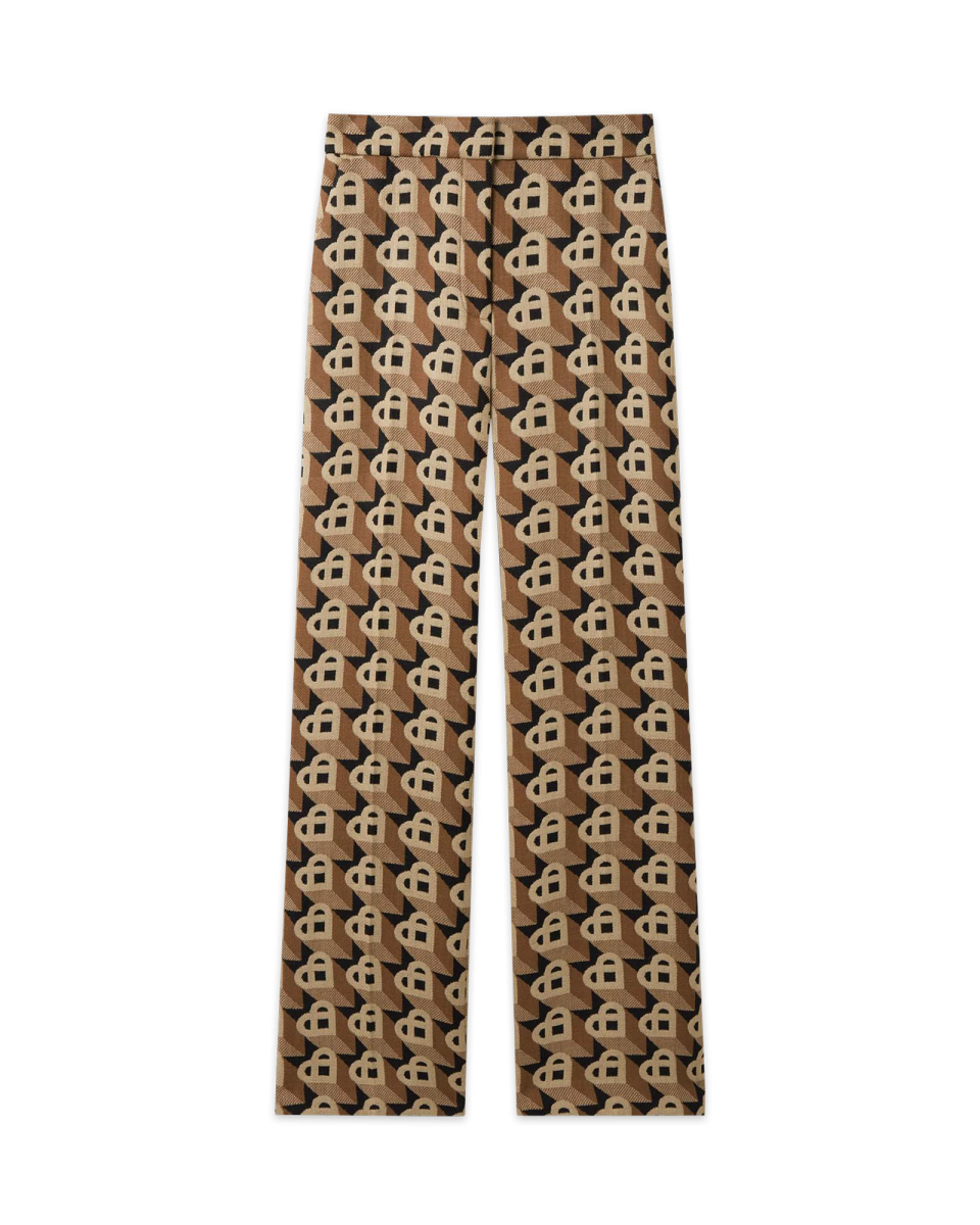 Heart Jacquard Trousers