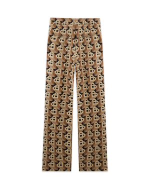 Heart Jacquard Trousers