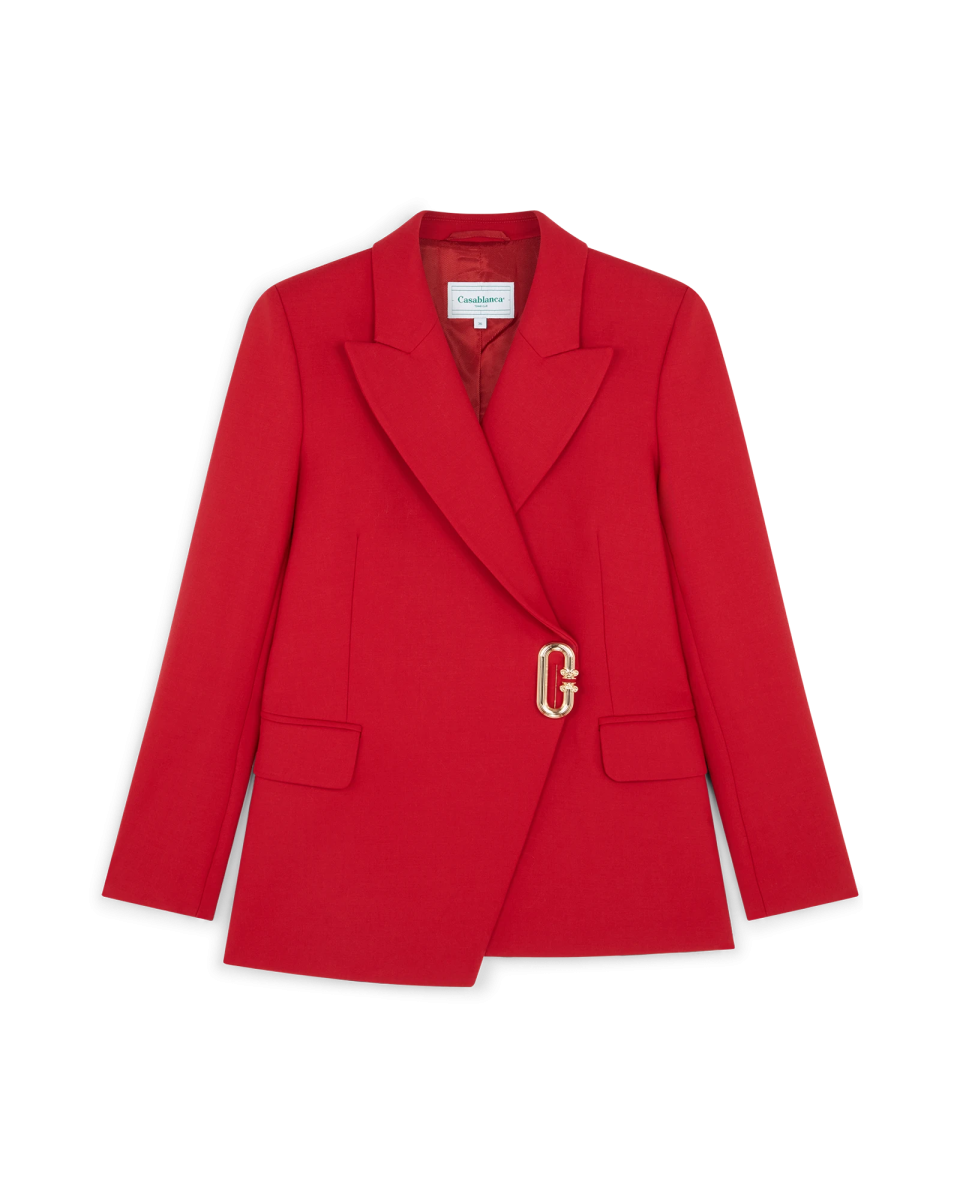 Asymmetric Double Breasted Jacket