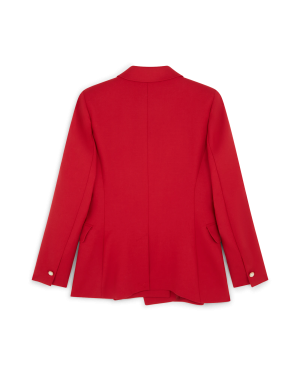 Asymmetric Double Breasted Jacket