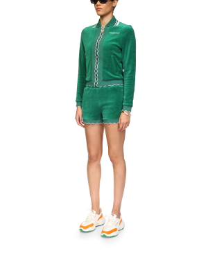 Scalloped Track Jacket