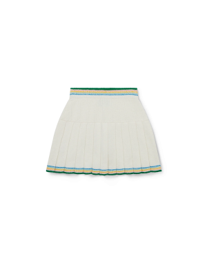 Boucle Pleated Skirt