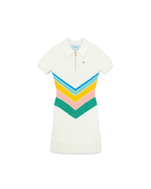 Boucle Chevron Dress