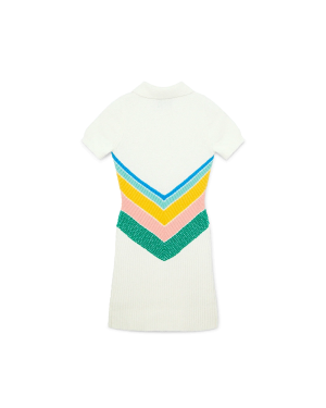 Boucle Chevron Dress