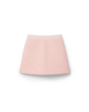 Monogram Quilted Skirt