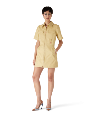 Cotton Monogram Jacquard Dress