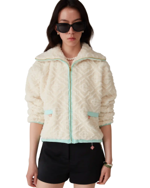 Monogram Jacquard Fleece Jacket