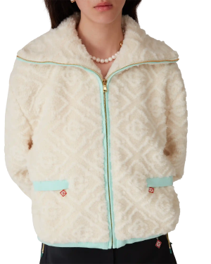 Monogram Jacquard Fleece Jacket