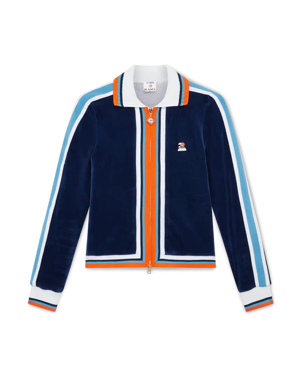 Velour Montagne Track Jacket