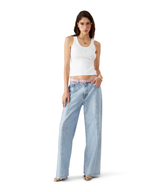 Ribbed Jersey Tank Top