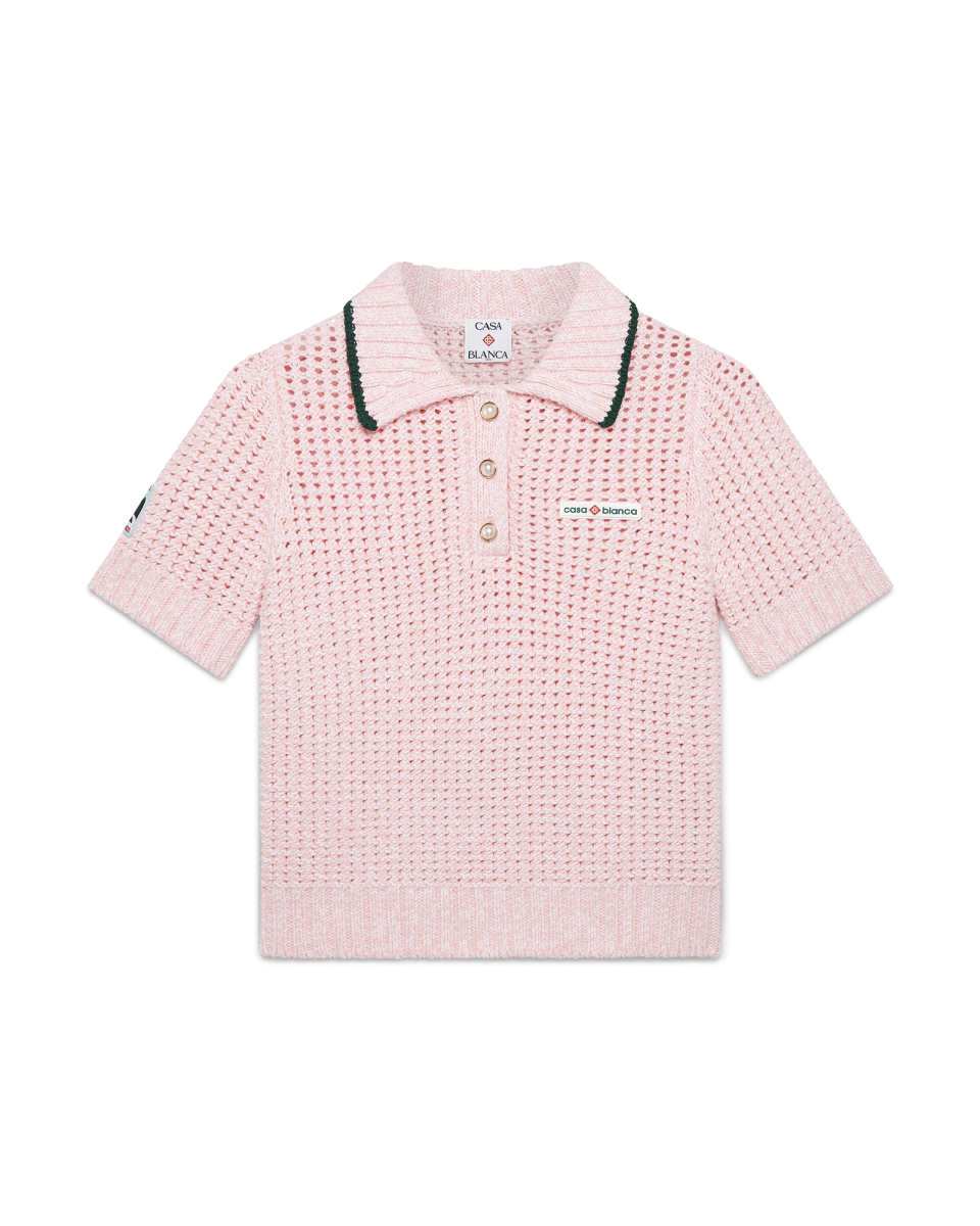 Cotton Mouliné Polo Shirt