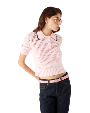 Cotton Mouliné Polo Shirt