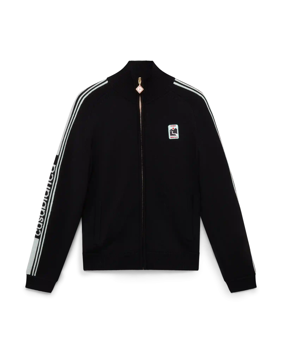 Merino Knit Track Jacket