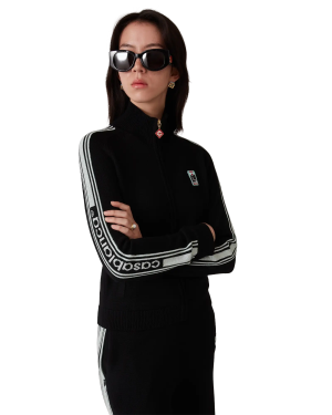 Merino Knit Track Jacket