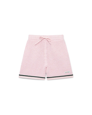 Cotton Mouliné Polo Shorts
