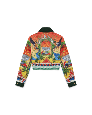 Triomphe D’Orange Quilted Cropped Jacket