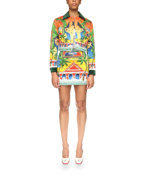 Triomphe D’Orange Quilted Cropped Jacket