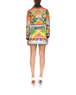 Triomphe D’Orange Quilted Cropped Jacket