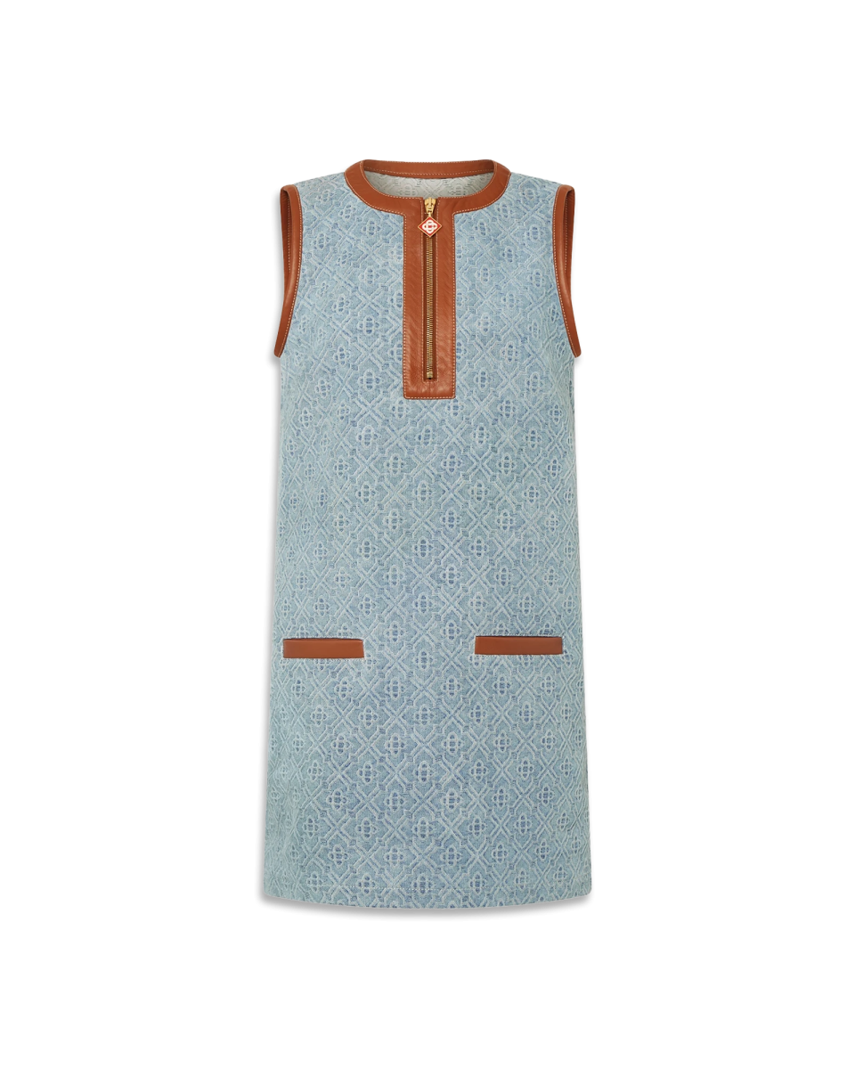 Monogram Denim Dress