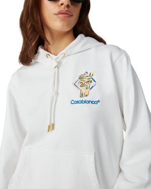 Diamond Column Hooded Sweatshirt