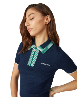 Knit Tennis Polo Shirt