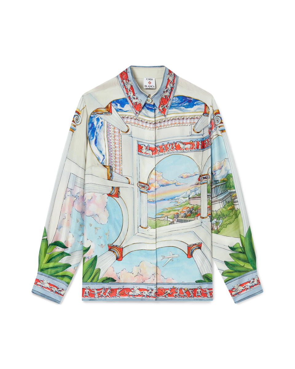 Le Passage Long Sleeve Silk Shirt