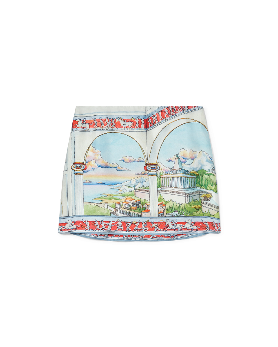 Le Passage Silk Mini Skirt