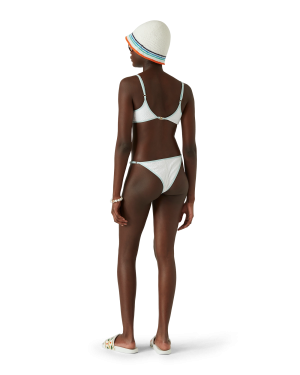 Jacquard Monogram Bikini Bottoms