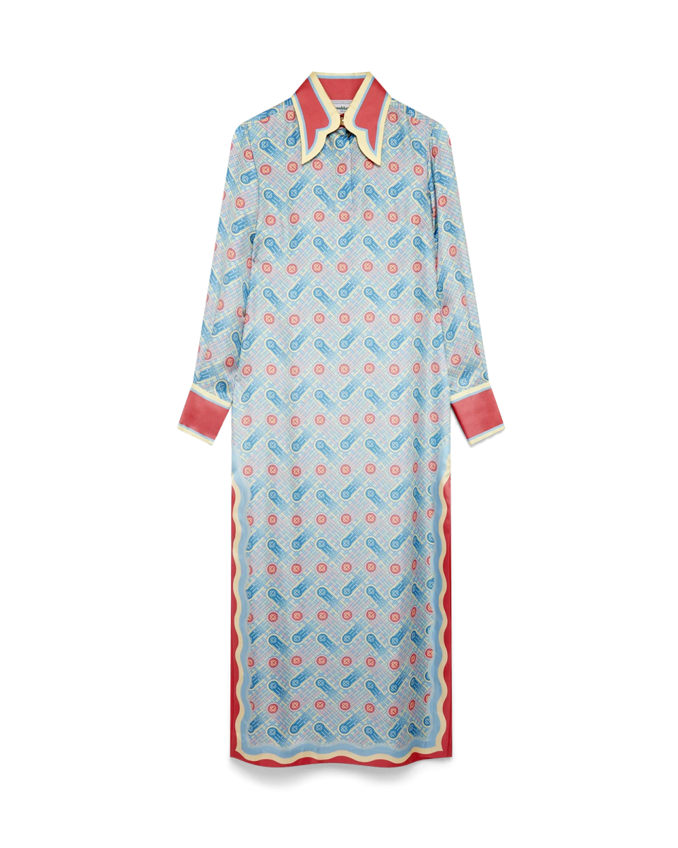 Candy Ping Pong Silk Dress