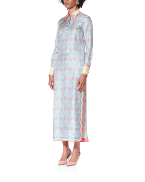 Candy Ping Pong Silk Dress