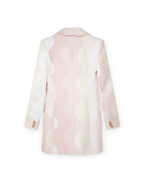 Pink Wave Tailored Dress